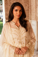 4 Piece - Printed & Embroidered Suit - MC1805-1