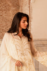 4 Piece - Printed & Embroidered Suit - MC1805-1