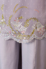 4 Piece - Printed & Embroidered Suit - MC1805-2