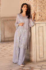 4 Piece - Printed & Embroidered Suit - MC1805-2