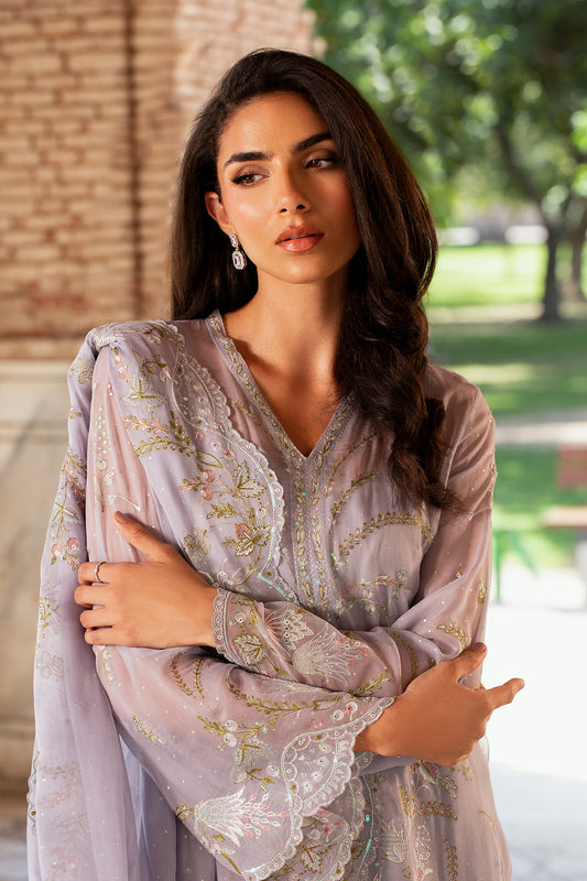 4 Piece - Printed & Embroidered Suit - MC1805-2