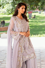 4 Piece - Printed & Embroidered Suit - MC1805-2