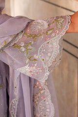 4 Piece - Printed & Embroidered Suit - MC1805-2