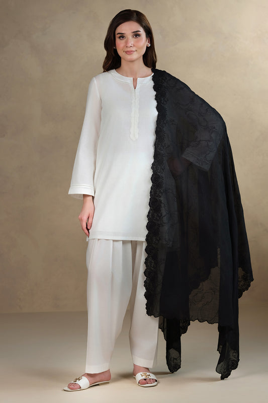 Embroidered Dupatta - MC1807