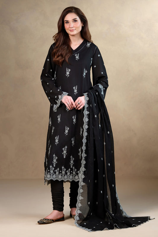 4 Piece - Embroidered Suit - MC1827