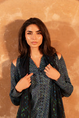 3 Piece - Printed Suit -MC2107