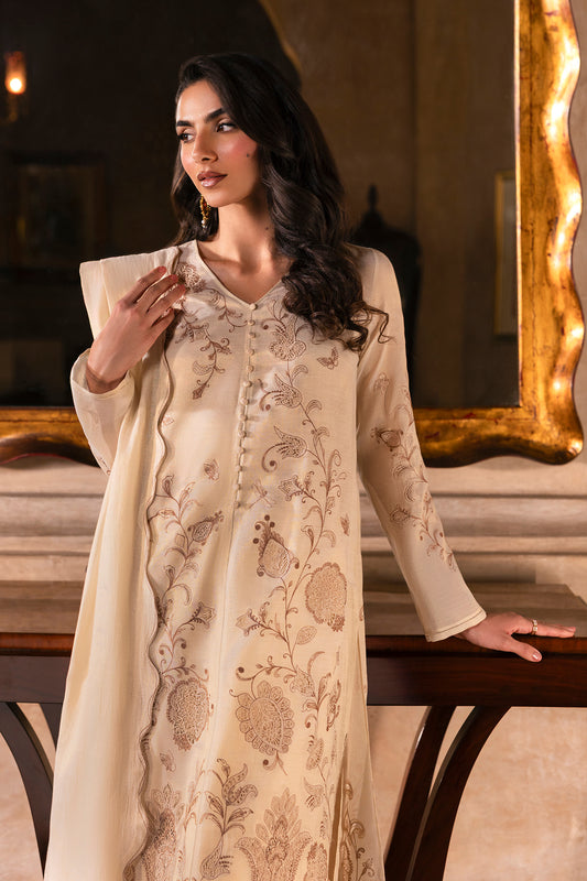 4 Piece - Dyed & Embroidered Suit - MCP1603