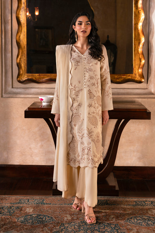 4 Piece - Dyed & Embroidered Suit - MCP1603