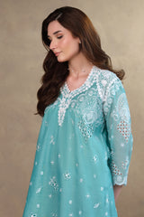 3 Piece - Embroidered Suit - MCP1711-2
