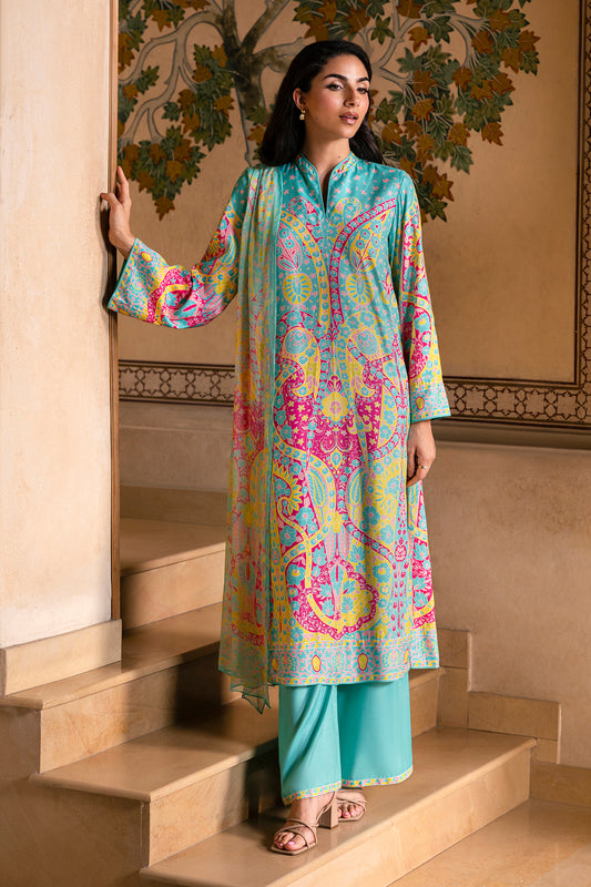 3 Piece - Printed Suit - MCP1730-2