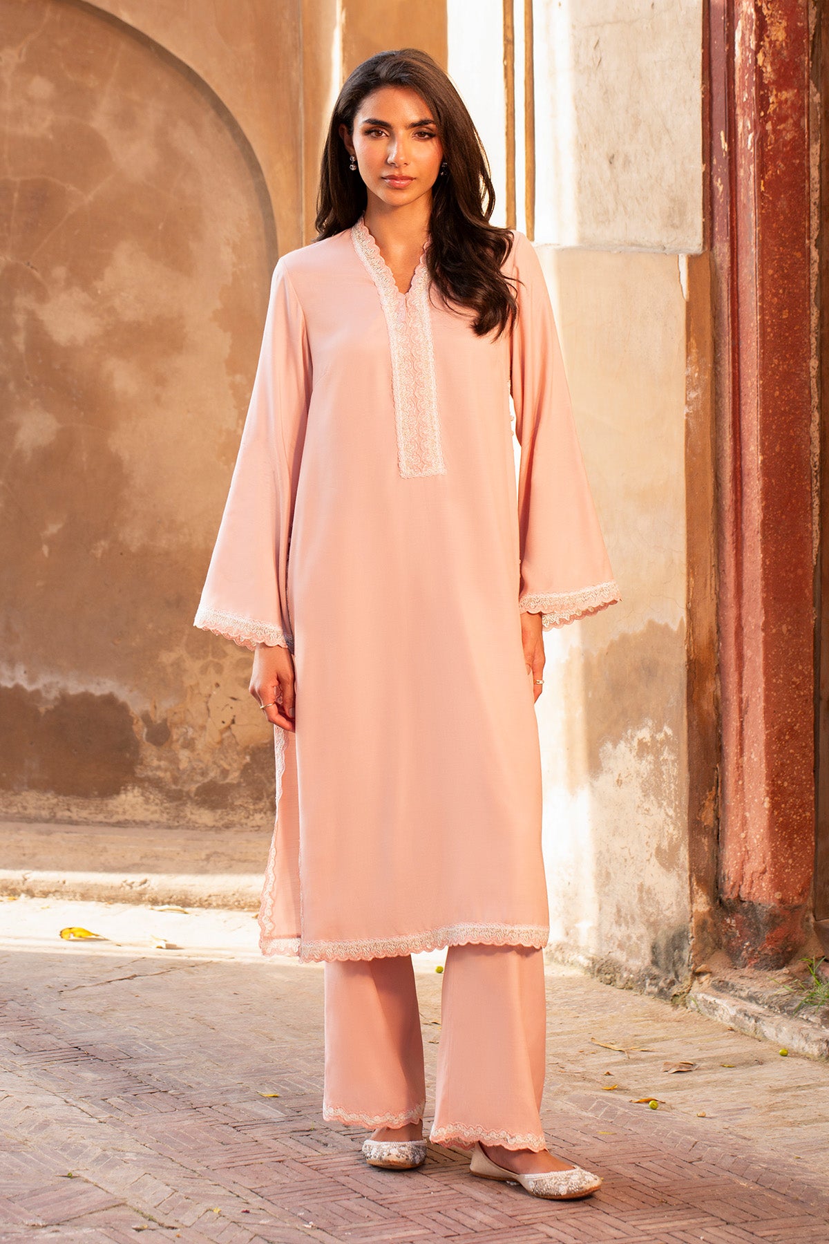 2 Piece - Embroidered Suit - MCP2011