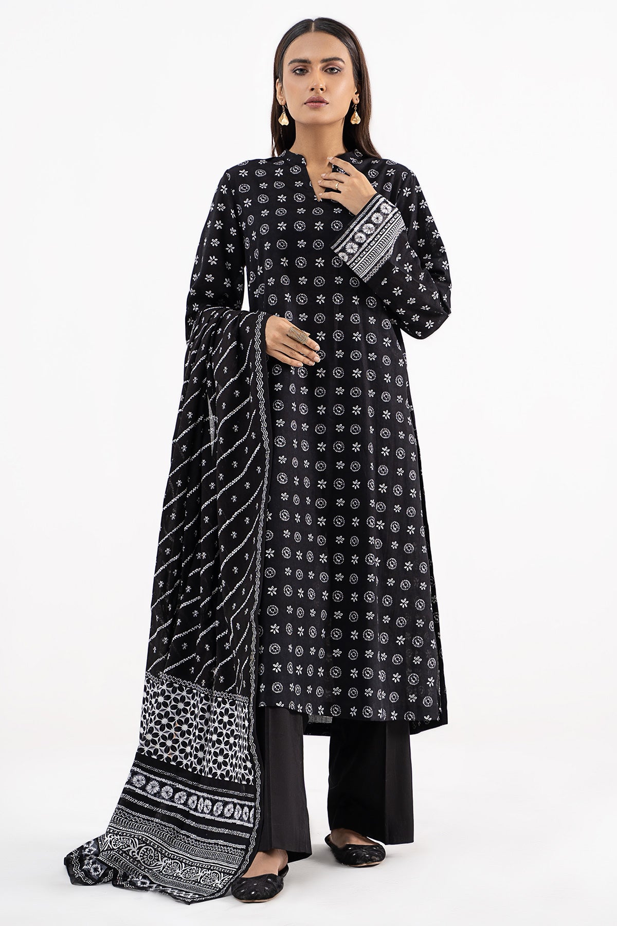 3 Piece Cotton Lawn Suit Kayseria Pakistan