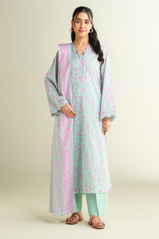 3 Piece - Printed Suit - X6109 R
