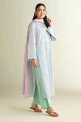 3 Piece - Printed Suit - X6109 R