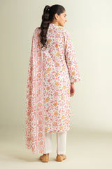 3 Piece - Printed Suit - X6114