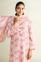 3 Piece - Printed Suit - X6116
