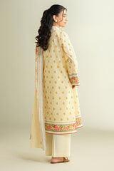 3 Piece - Printed Suit - X6136