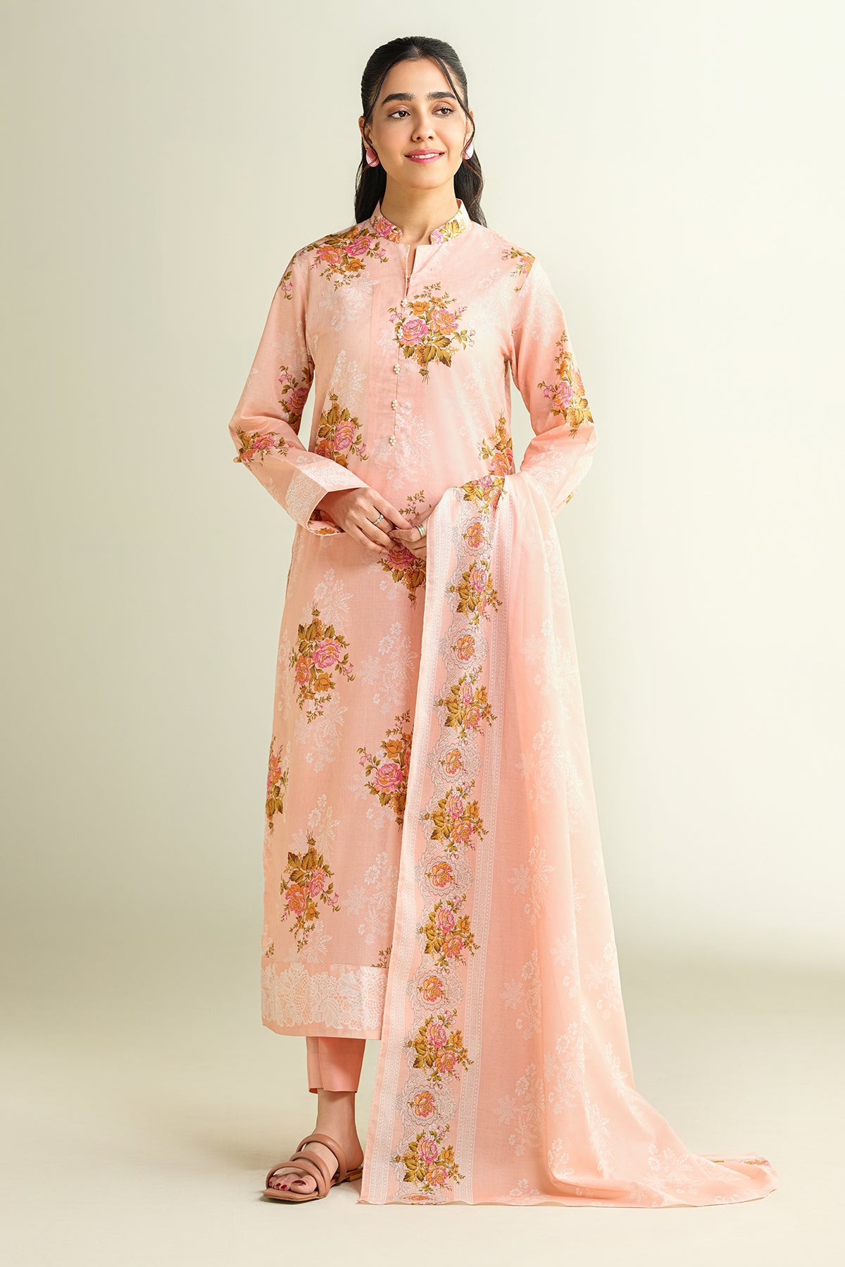 3 Piece - Printed Suit - X6138