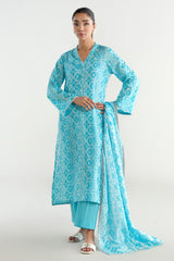 3 Piece - Printed
 Suit - X6201