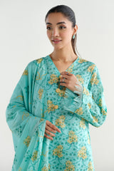 3 Piece - Printed
 Suit - X6203