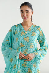 3 Piece - Printed
 Suit - X6203