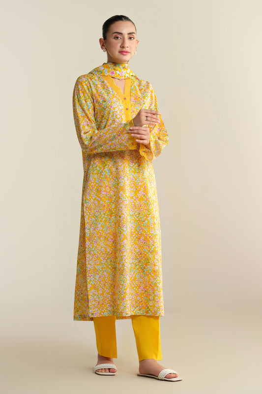 3 Piece - Printed
 Suit - X6205