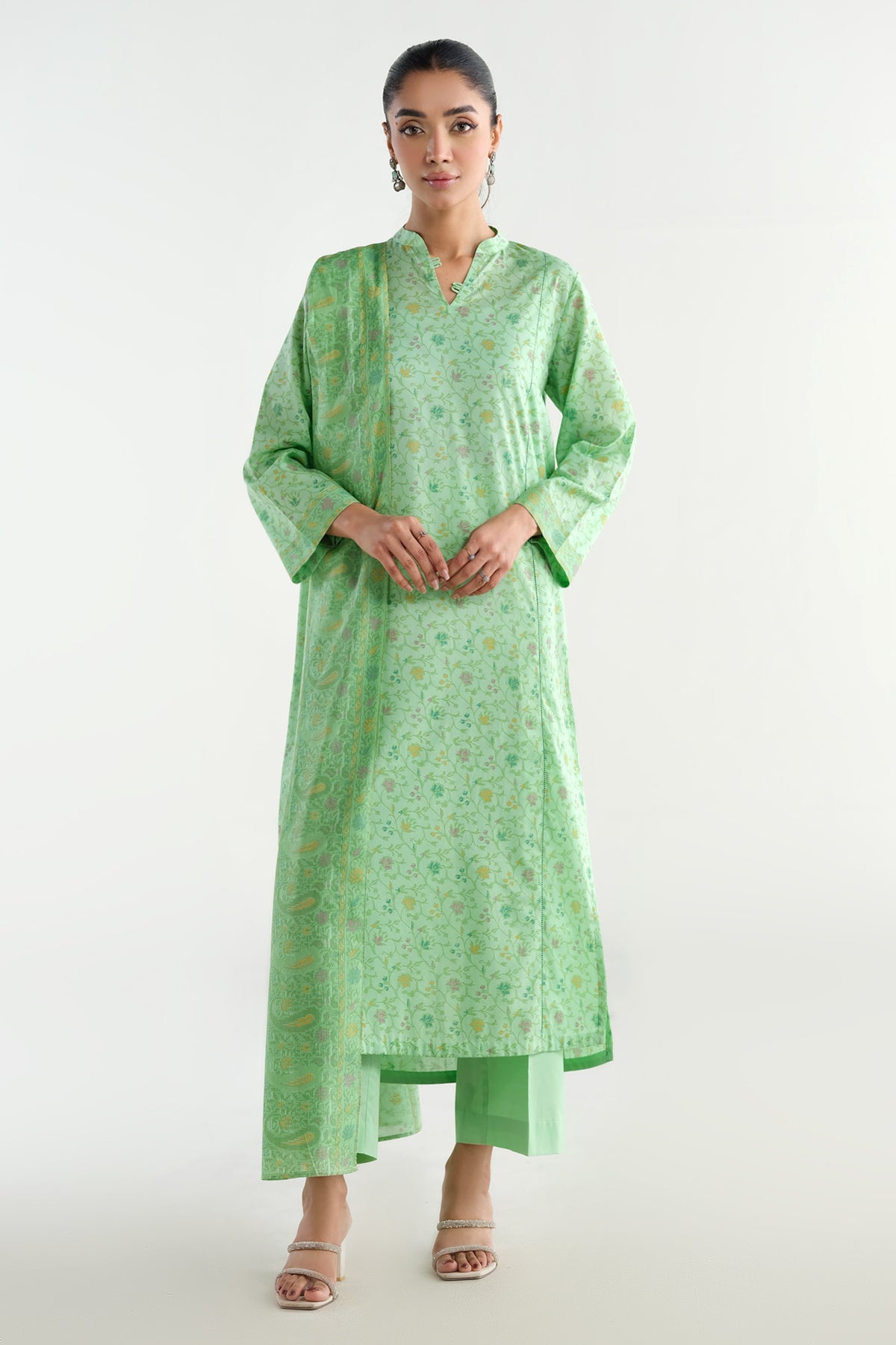 3 Piece - Printed
 Suit - X6206