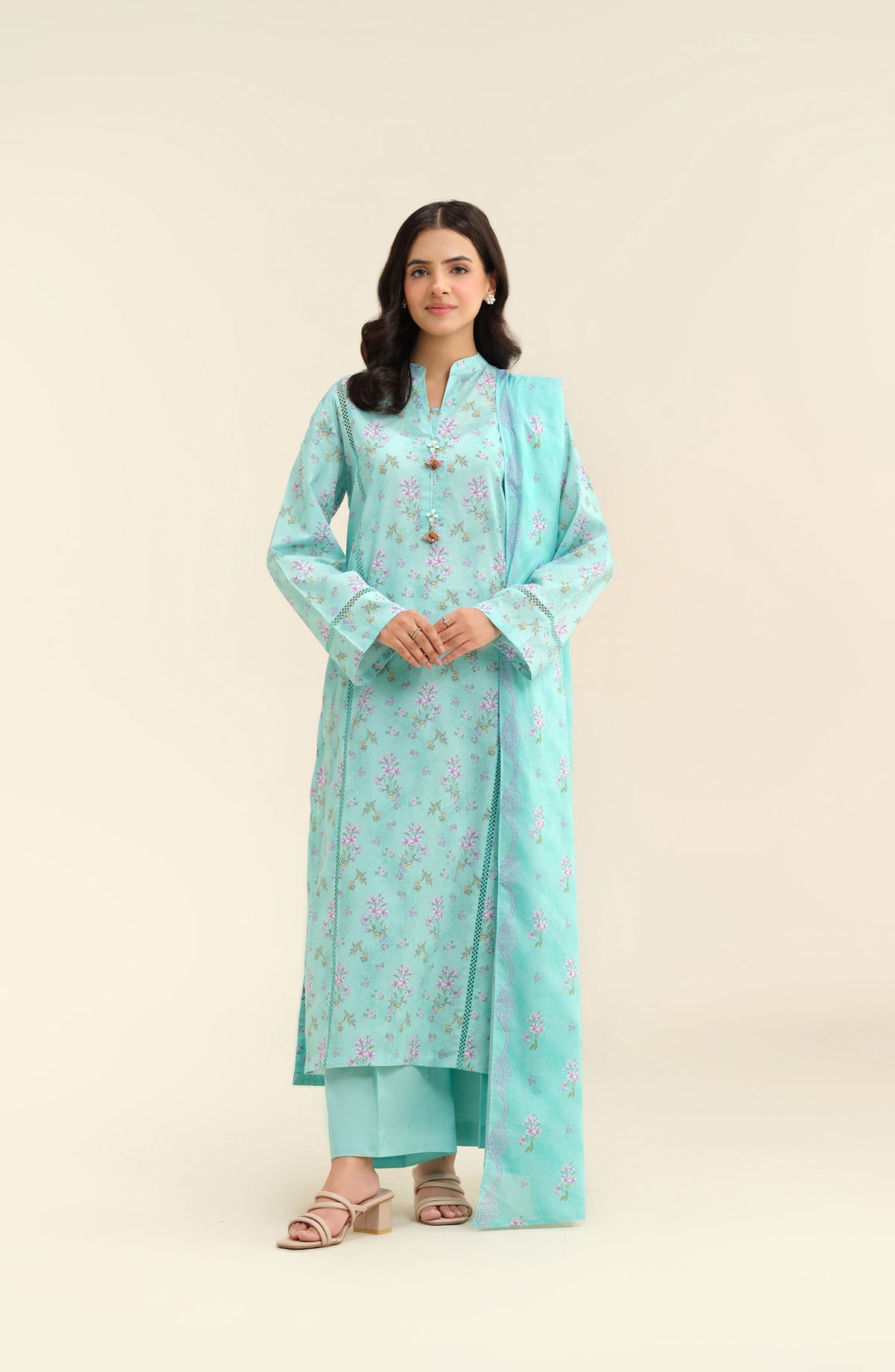 3 Piece - Printed
 Suit - X6207