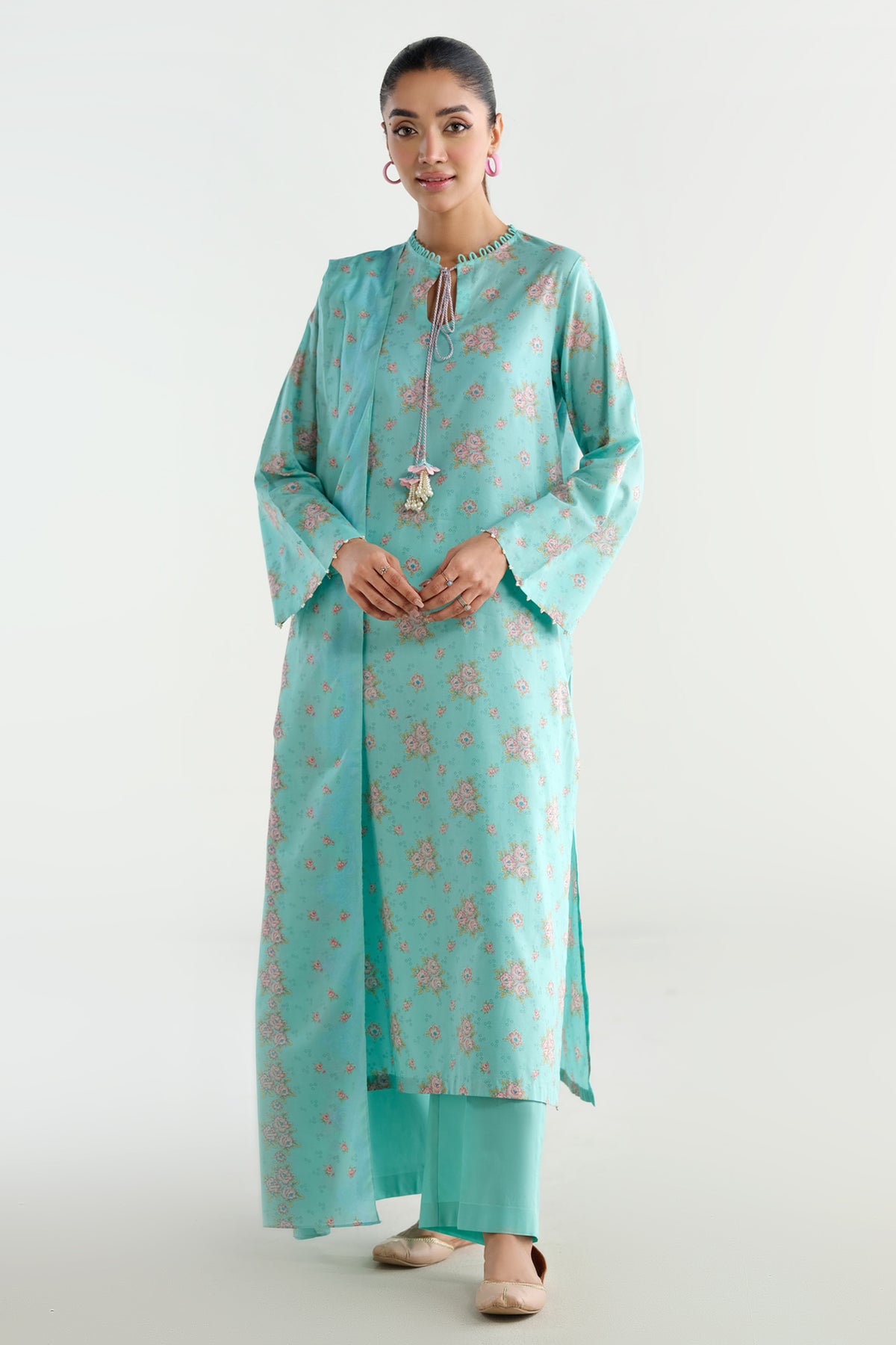 3 Piece - Printed
 Suit - X6208