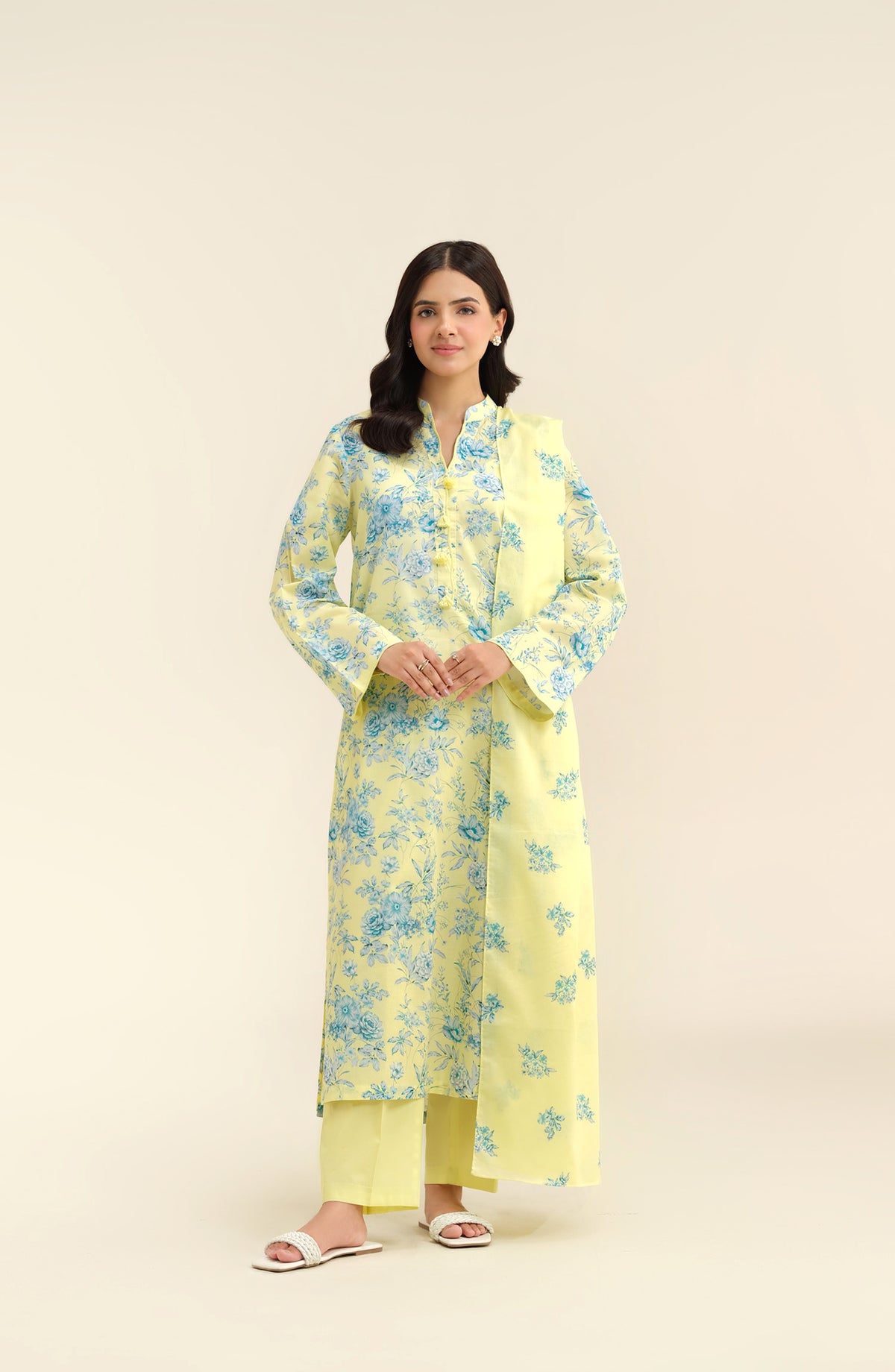 3 Piece - Printed
 Suit - X6209