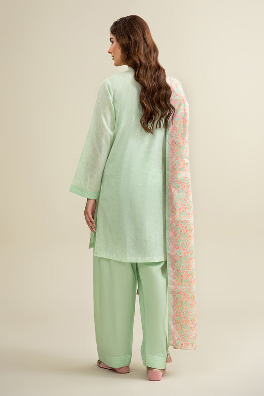 3 Piece - Printed Suit -  X6213