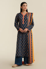 3 Piece - Printed Suit - X6215