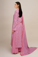 3 Piece - Printed Suit - X6216