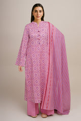 3 Piece - Printed Suit - X6216