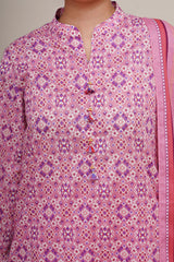 3 Piece - Printed Suit - X6216