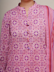 3 Piece - Printed Suit - X6216