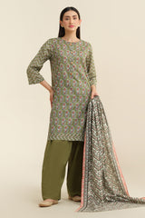 3 Piece - Printed Suit - X6220