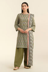 3 Piece - Printed Suit - X6220