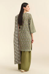 3 Piece - Printed Suit - X6220