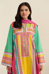 3 Piece - Printed Suit - X6223