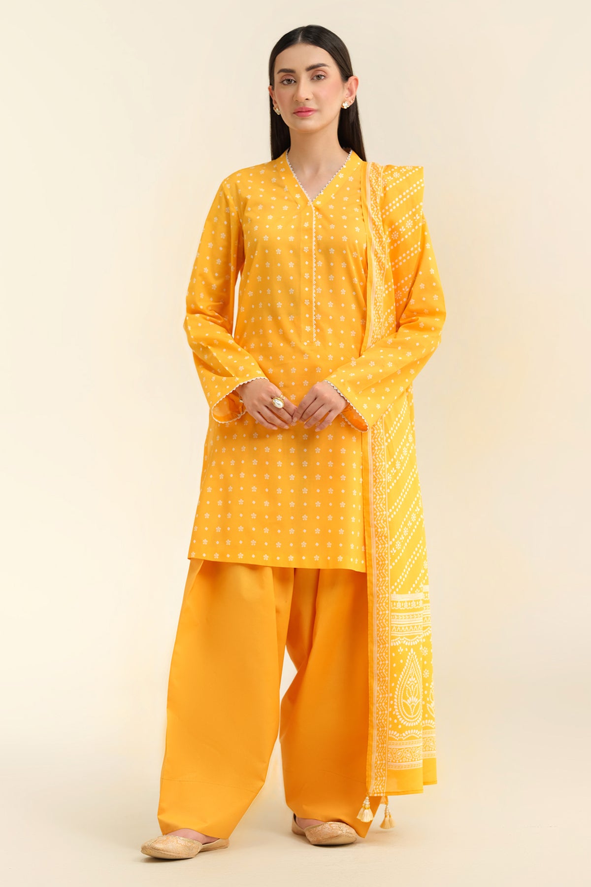 3 Piece - Printed
 Suit - X6225