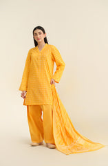 3 Piece - Printed
 Suit - X6225