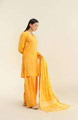3 Piece - Printed
 Suit - X6225