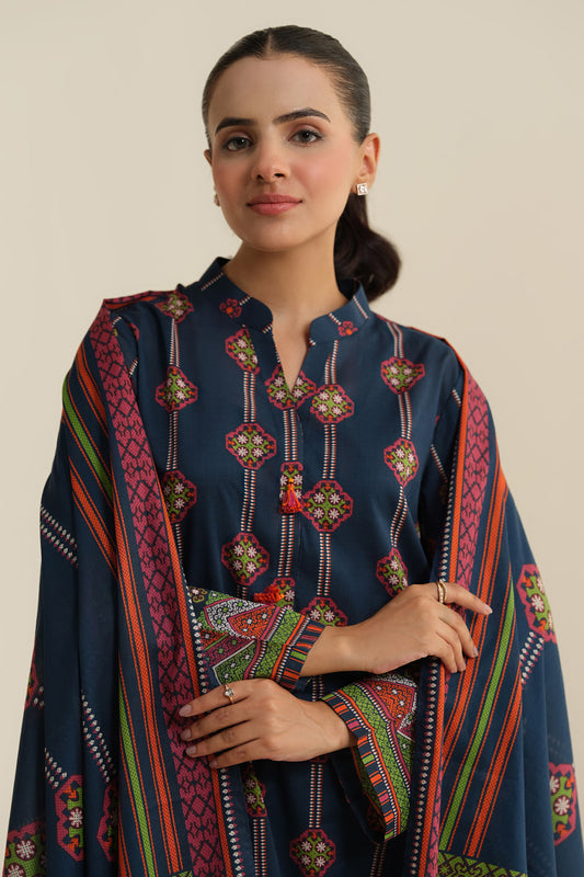 3 Piece - Printed
 Suit - X6228
