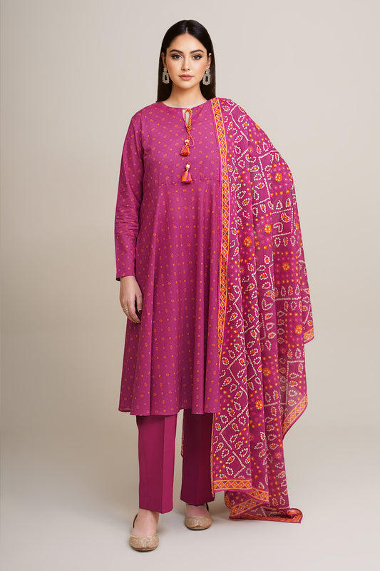 3 Piece - Printed Suit - X6232