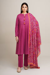 3 Piece - Printed Suit - X6232