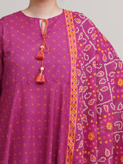 3 Piece - Printed Suit - X6232