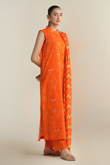 3 Piece - Printed Suit - X6238