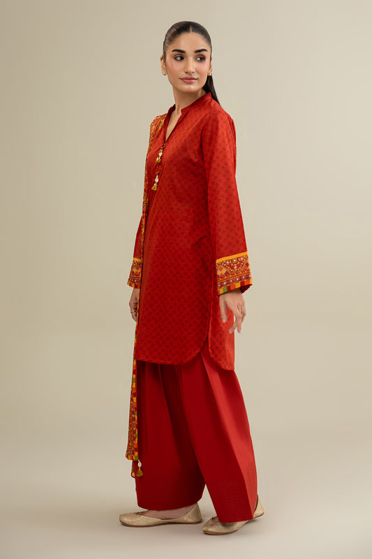 3 Piece - Printed Suit - X6240