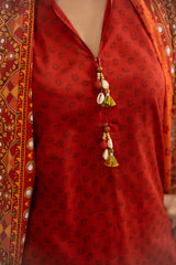 3 Piece - Printed Suit - X6240